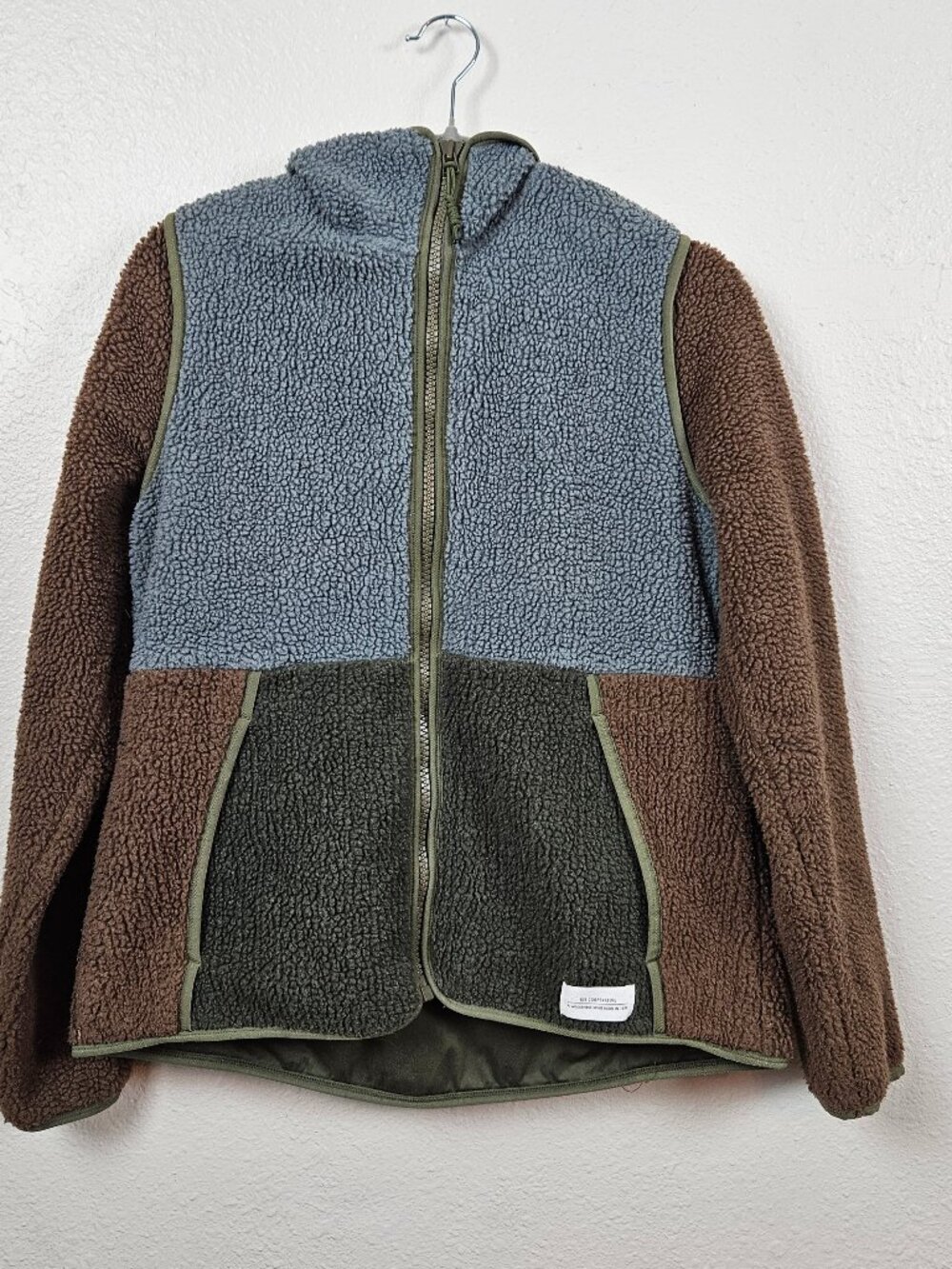Womens REI fleece sweater jacket zip up size large